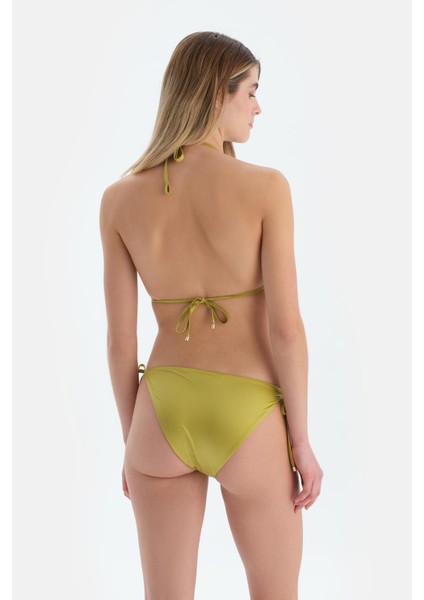 Fıstık Yeşili Düşük Bel Bikini Alt