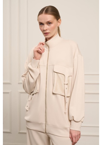 Kadın Pantolonlu Takım Beige 31071 modelleri