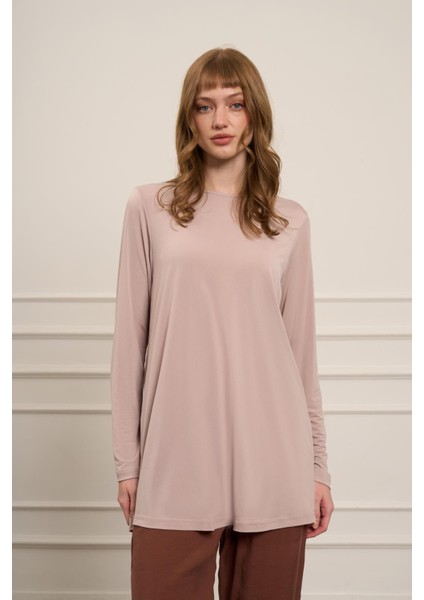 Kadın Uzun Kollu İçlik Beige 31086 fiyatları