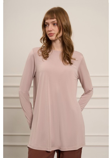 Kadın Uzun Kollu İçlik Beige 31086 fırsatları