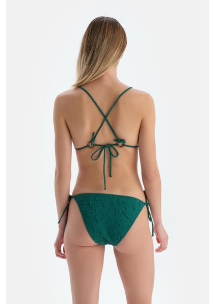 Koyu Yeşil Üçgen Küçük Bikini Üst fiyatları