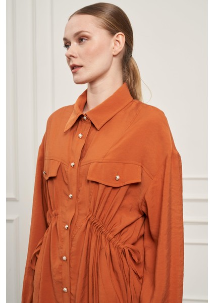 Kadın Pantolonlu Takım Kiremit 31078 fırsatları