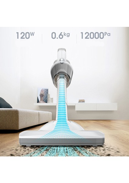 Şarjlı Dikey Süpürge Ev Araç Kullanımı Için Mini Süpürge 120W Güçlü Çekim Uzun Şarj Süresi Hepa Filtreli