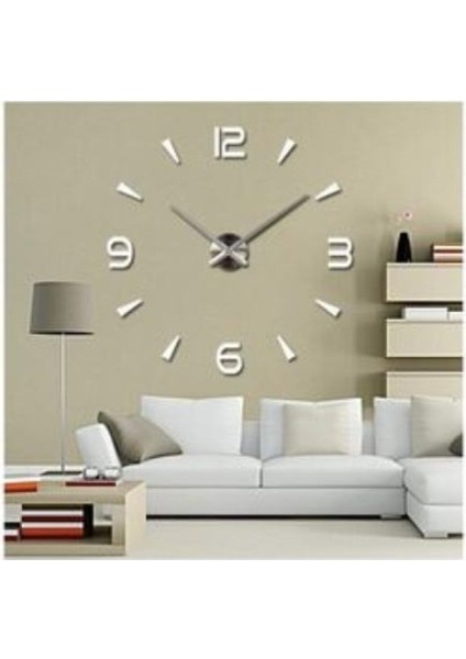 -3 D Pleksi Duvar Saati