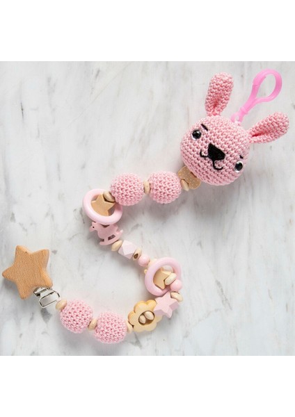 Crafts Roket Figürlü Ahşap Emzik Klipsi modelleri