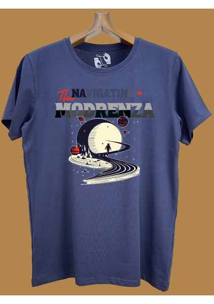 Regular Bisiklet Yaka Baskılı T-Shirt