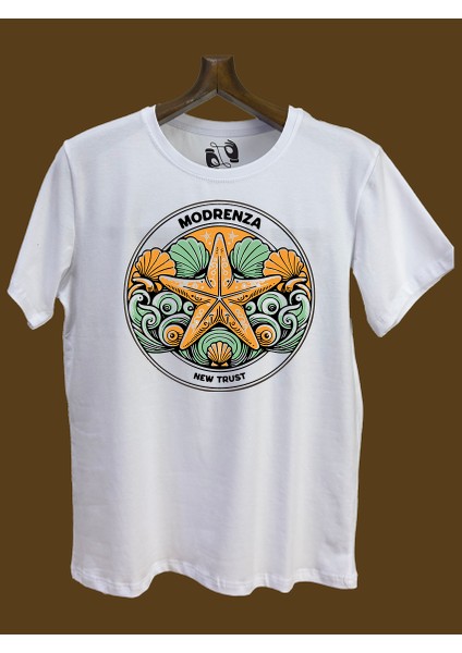 Regular Bisiklet Yaka Baskılı T-Shirt