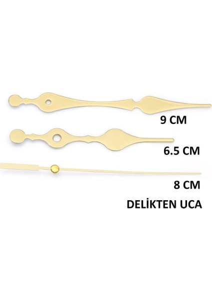 1 Adet Duvar Saati Mekanizması Askısız , Şaft Uzunluğu 22 mm Sessiz (Ürün Ölçülerine Dikkat Ediniz) fiyatları