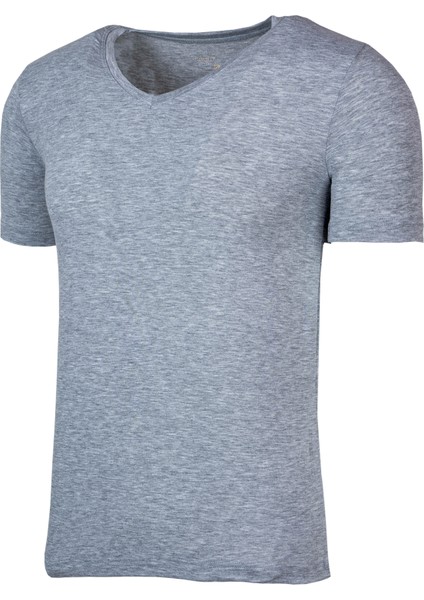 Erkek Modal Kısa Kol V Yaka Body 41603