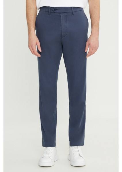 Pamuklu Slim Fit Dar Kesim Yan Cep Esnek Casual Pantolon