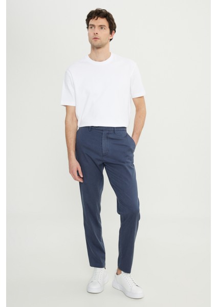 Pamuklu Slim Fit Dar Kesim Yan Cep Esnek Casual Pantolon fiyatları