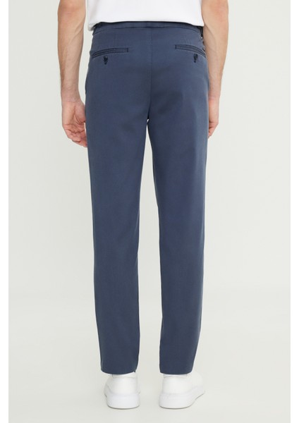 Pamuklu Slim Fit Dar Kesim Yan Cep Esnek Casual Pantolon indirimleri