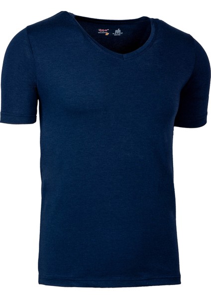 Erkek Modal Kısa Kol V Yaka Body 41603