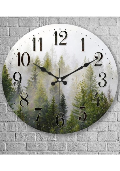 Muyika Foresta Bombe Foresta Gerçek Cam Sessiz Mekanizma 36CM Duvar Saati Pds-36 fiyatları