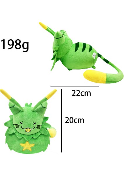 Yeşil Kedi Peluş Oyuncak Etrafında Luxixi 20C'M Oyun (Yurt Dışından)