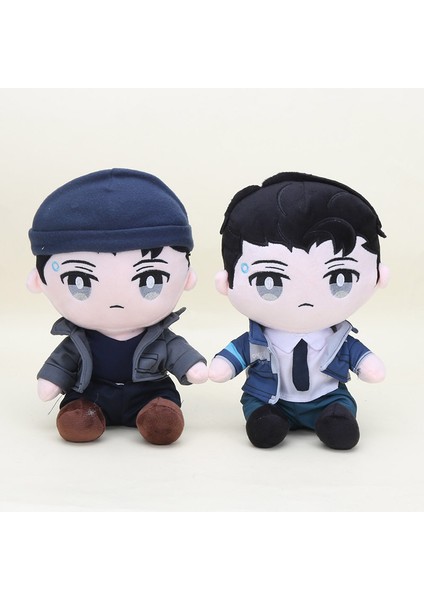 28 cm Detroit Periphery Connor Oturan Figür Insan Üniformasına Dönüştürülmüş Çapraz Giyinme Cos Doll Peluş (Yurt Dışından) fiyatları