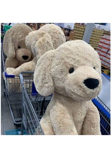 Sam Dog Büyük Boy Peluş Oyuncak Golden Hair Doll Peluş Bebek Köpek (Yurt Dışından)