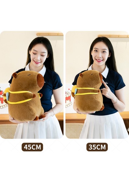 35CM Kapibala Kapibara Bebek Peluş Oyuncak (Yurt Dışından)
