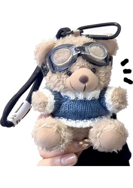 Ay Pilot Ayı Peluş Kolye (Yurt Dışından)