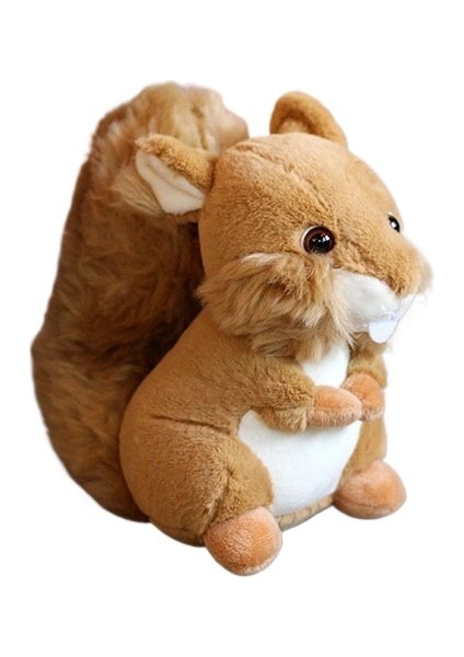 Simülasyon Sincap Küçük Hayvan Peluş Oyuncak Bebek Hamster Süsü Bebek Bebek Bebek (Yurt Dışından)