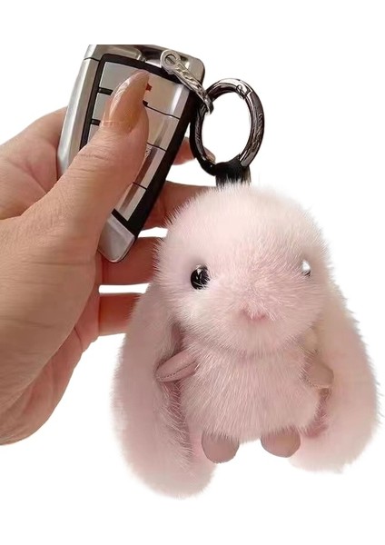 Vizon Peluş Tavşan Kolye Araba Anahtarlığı Çanta Kolye Peluş Bebek (Yurt Dışından) fırsatları