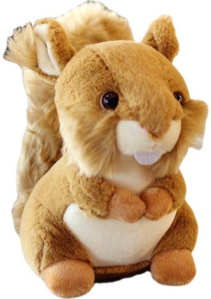 Simülasyon Sincap Küçük Hayvan Peluş Oyuncak Bebek Hamster Süsü Bebek Bebek Bebek (Yurt Dışından)