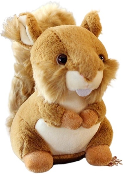 Simülasyon Sincap Küçük Hayvan Peluş Oyuncak Bebek Hamster Süsü Bebek Bebek Bebek (Yurt Dışından)