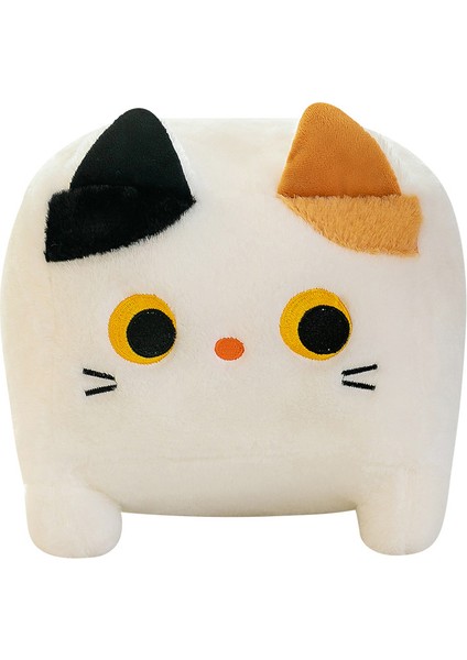 30CM Kare Kedi Peluş Oyuncak Sevimli Kedi Yastık (Yurt Dışından)