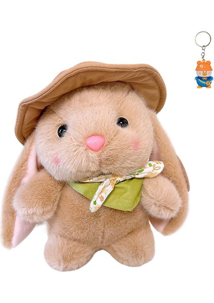 Puding Tavşan Peluş Bebek Küçük Beyaz Tavşan Yakalama Makinesi Bebek Çocuk Bebek Bebek (Yurt Dışından)