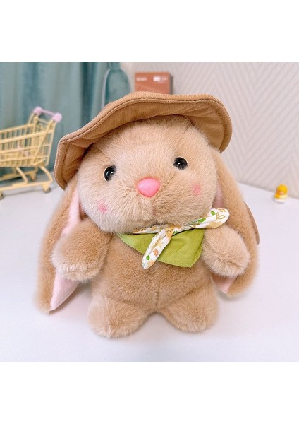 Puding Tavşan Peluş Bebek Küçük Beyaz Tavşan Yakalama Makinesi Bebek Çocuk Bebek Bebek (Yurt Dışından) modelleri