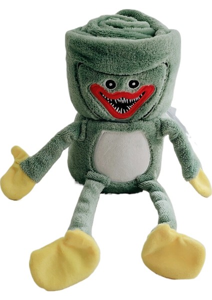 Popüler Poppy Peluş Bebek Çevresel Rulo Battaniye Flanel Battaniye Poppy Playtime Sosis Canavar (Yurt Dışından)