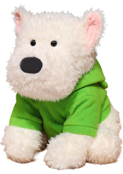 24 cm Hoodie Yayla Simülasyon Köpek Yavrusu Çocuk Peluş Oyuncak (Yurt Dışından)