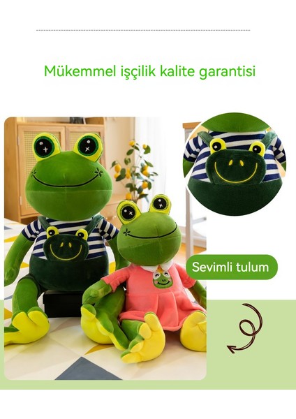 Kurbağa Prens Kurbağa Prenses Peluş Oyuncaklar Kurbağa Bebek (Yurt Dışından)