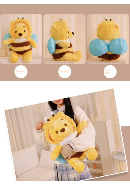 25 cm Karikatür Arı Ayı Peluş Bebek Oyuncak (Yurt Dışından)