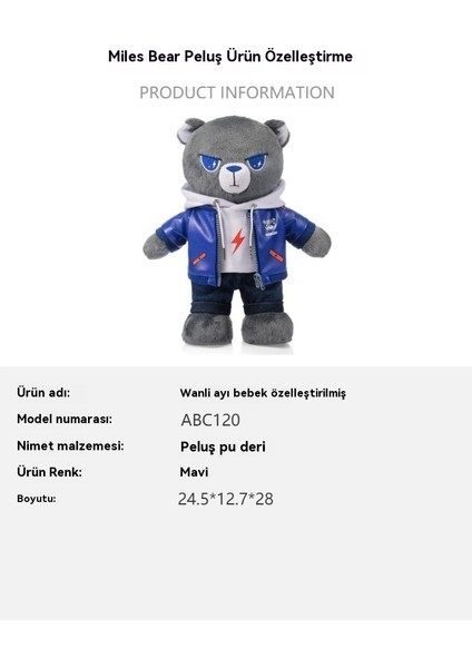 Sevimli Wanli Ayı Bebek Peluş Oyuncak (Yurt Dışından)