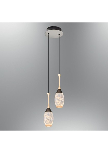 KRG2819-2A Drop 2'li Sarkıt Gold