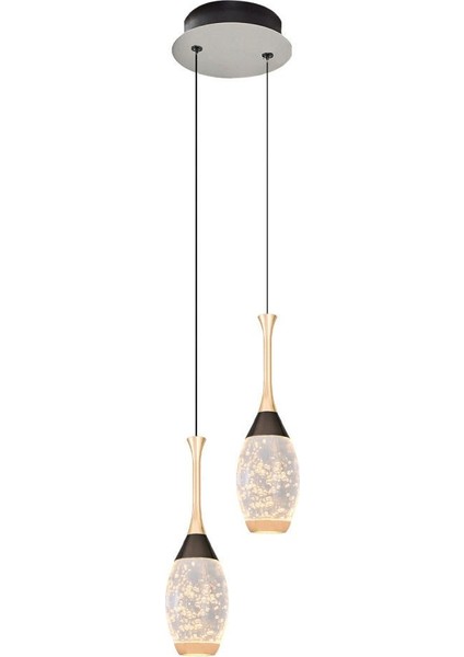 KRG2819-2A Drop 2'li Sarkıt Gold