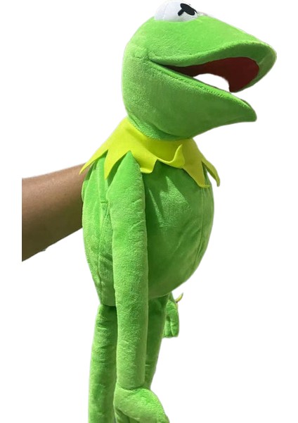 Kermit Kurbağa Peluş Karikatür Oyuncak El Kuklası (Yurt Dışından)