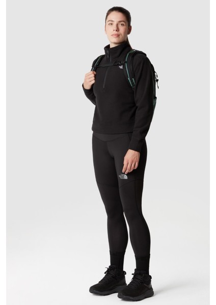 Kadın 100 Glacier Half Zip Polar Siyah