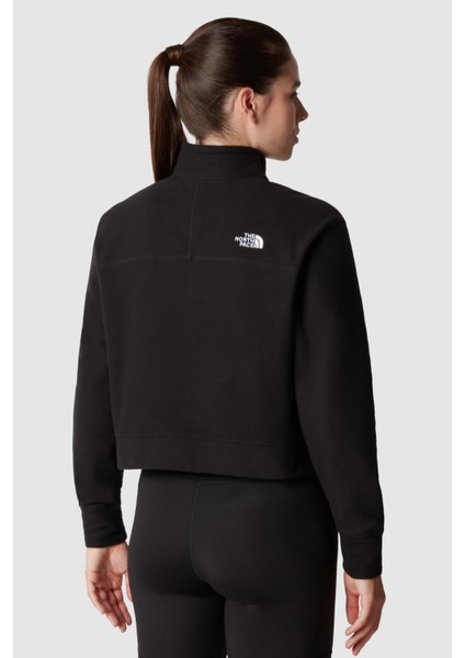 Kadın 100 Glacier Half Zip Polar Siyah modelleri