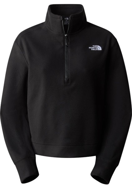 Kadın 100 Glacier Half Zip Polar Siyah fırsatları