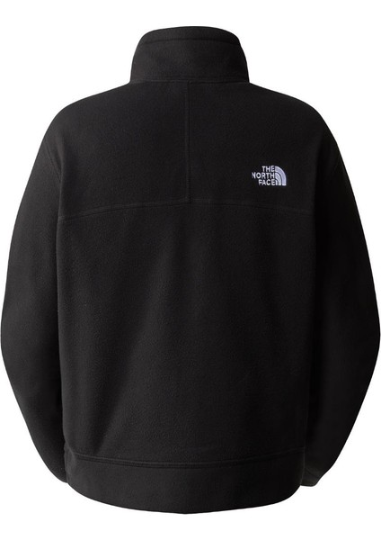 Kadın 100 Glacier Half Zip Polar Siyah indirimleri