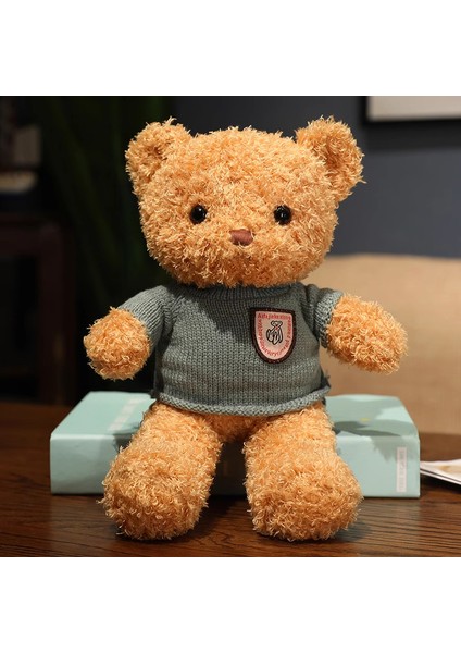 Kazak Teddy Ayı Ayı Doğum Günü Bebek Peluş Oyuncak Zemin Itme Halkası Sevgililer Günü Hediyesi (Yurt Dışından)