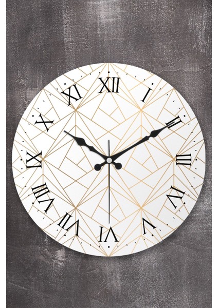 Muyika Pramide Bombe Gerçek Cam Sessiz Mekanizma 36CM Duvar Saati Pds-36