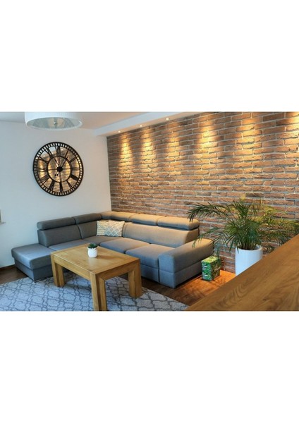 Rustik Tarz Dekoratif Şık Duvar Saati Gümüş - Siyah Işleme 40 - 50 - 60 cm fiyatları