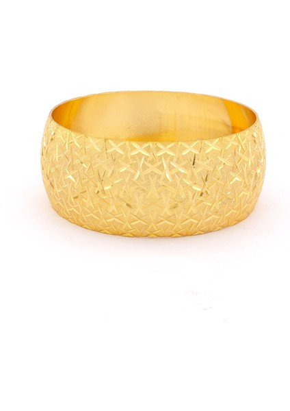 Altın Kaplama Cam Kırığı Model Bilezik 3 cm BLZ-3079 modelleri