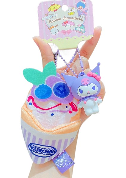 Sanrio Kt Kedi Ekose Balon Çiftler Anahtarlık Araba Anahtarlık Kolye Küçük Hediyeler (Yurt Dışından)