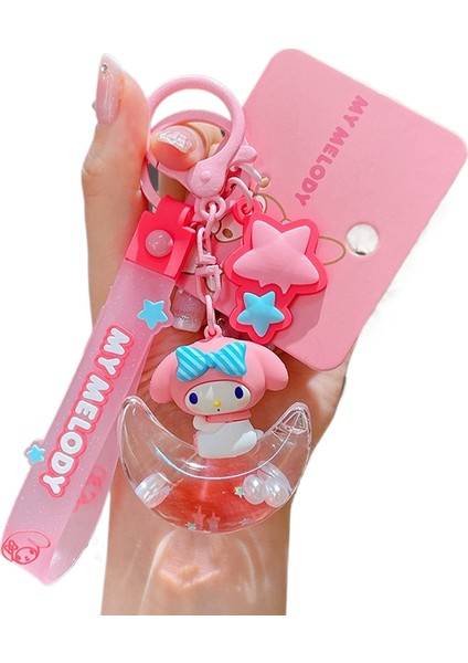 Sanrio Kt Kedi Ekose Balon Çiftler Anahtarlık Araba Anahtarlık Kolye Küçük Hediyeler (Yurt Dışından)