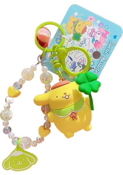 Sanrio Kt Kedi Ekose Balon Çiftler Anahtarlık Araba Anahtarlık Kolye Küçük Hediyeler (Yurt Dışından)