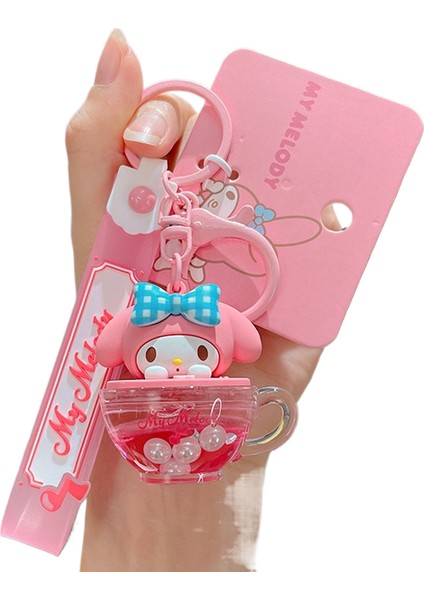 Sanrio Kt Kedi Ekose Balon Çiftler Anahtarlık Araba Anahtarlık Kolye Küçük Hediyeler (Yurt Dışından)